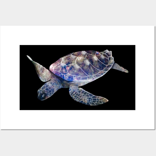 Galaxy Sea Turtle Wall Art by Kristal Stittle